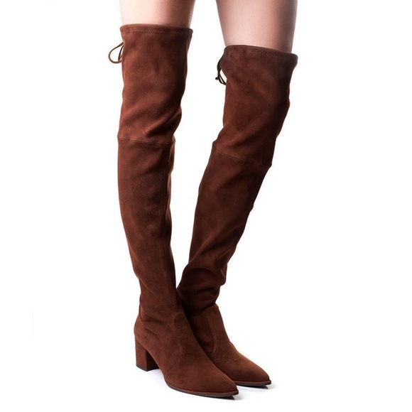 Stuart Weitzman Shoes - Stuart Weitzman Thighland Suede Brown Boot